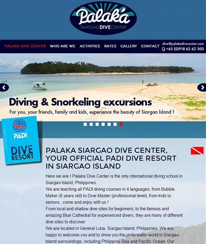 Palaka Dive Center, General Luna