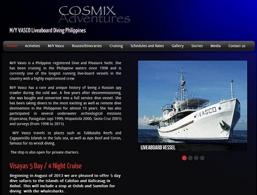 M-Y-VASCO Liveaboard Diving Philippines