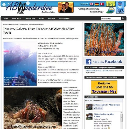 ABWonderdive Resort, Puerto Galera