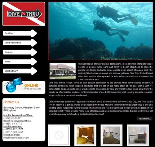 Dive Thru Scuba Resort, Panglao Island - Bohol