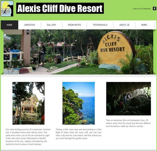Alexis Cliff Dive Resort, Panglao Island