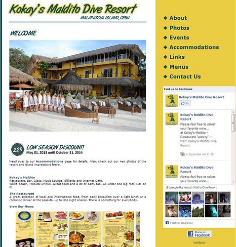 Kokays Maldito Dive Resort, Malapascua Island