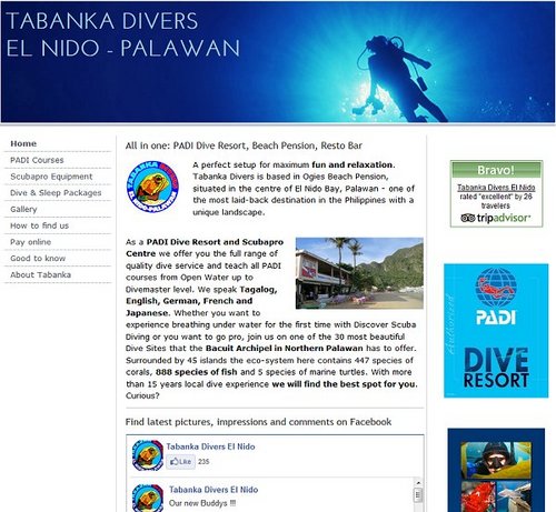 Tabanka Divers, El Nido