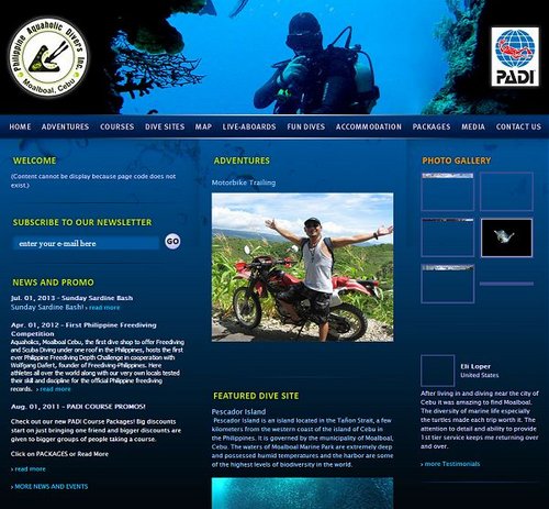Aquaholic Divers, Moalboal