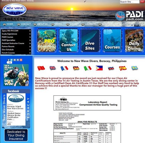 New Wave Divers, Boracay